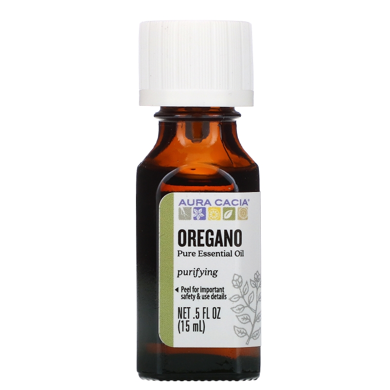 Aura Cacia, 100% Pure Essential Oil, Oregano, .5 fl oz (15 ml)