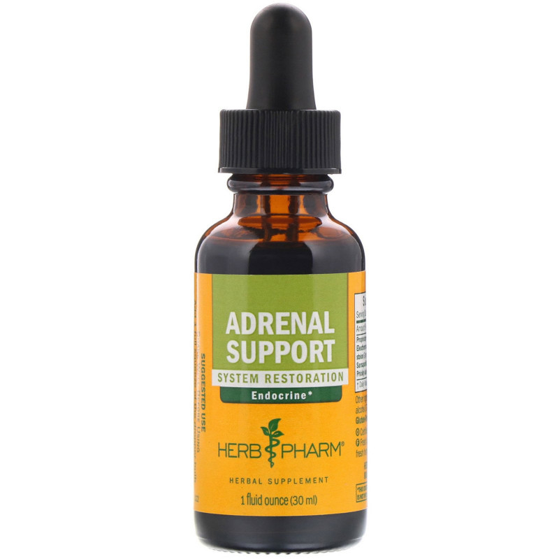 Herb Pharm, Adrenal Support (поддержка надпочечников), 1 жидкая унция (30 мл)