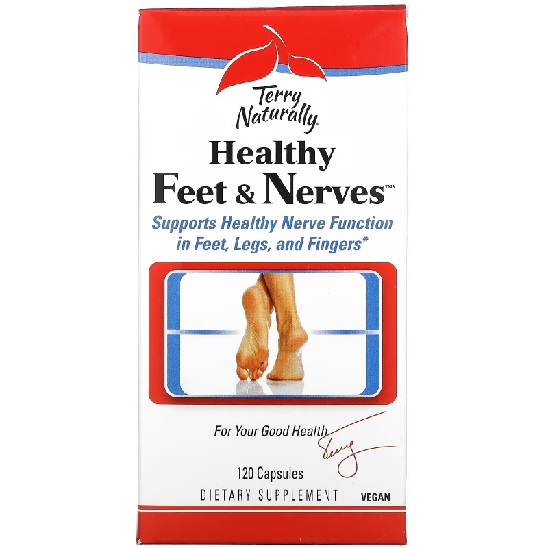 Terry Naturally Terry Naturally Healthy Feet & Nerves здоровые ноги и нервы 120 капсул