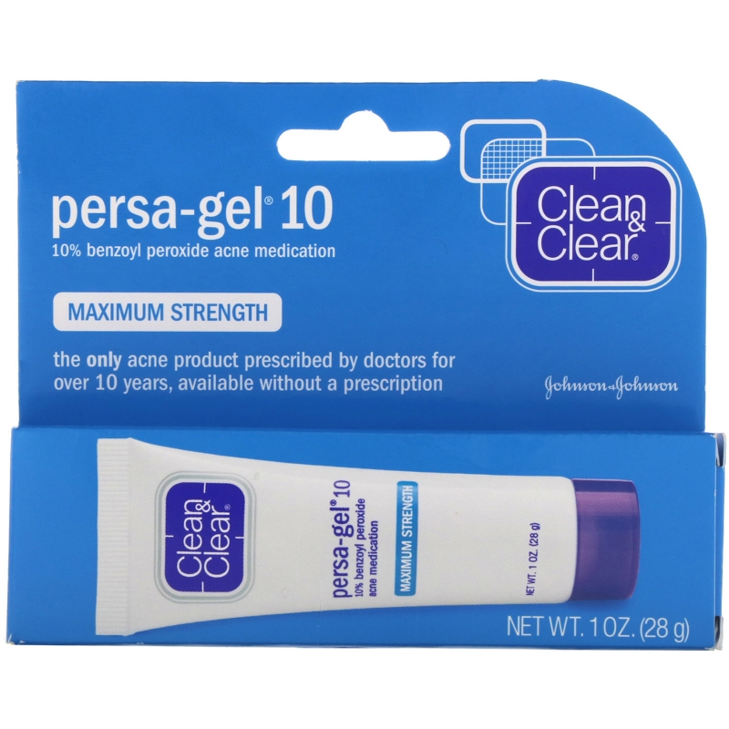 Clean & Clear, Persa-Gel 10, максимальная сила, 1 унц. (28 г)