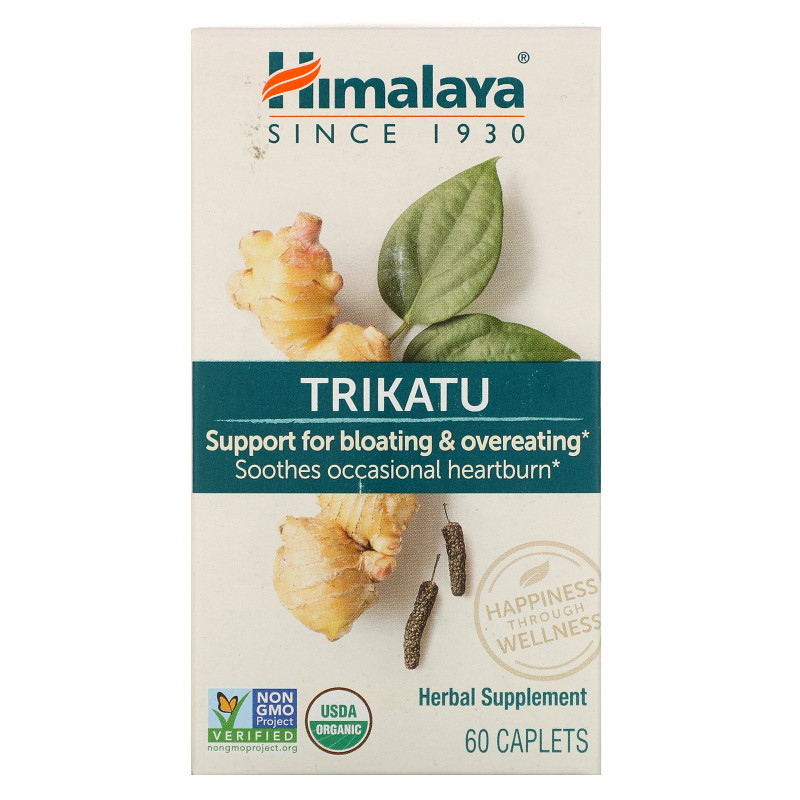 Himalaya Herbal Healthcare Trikatu Gastric Support 60 Caplets