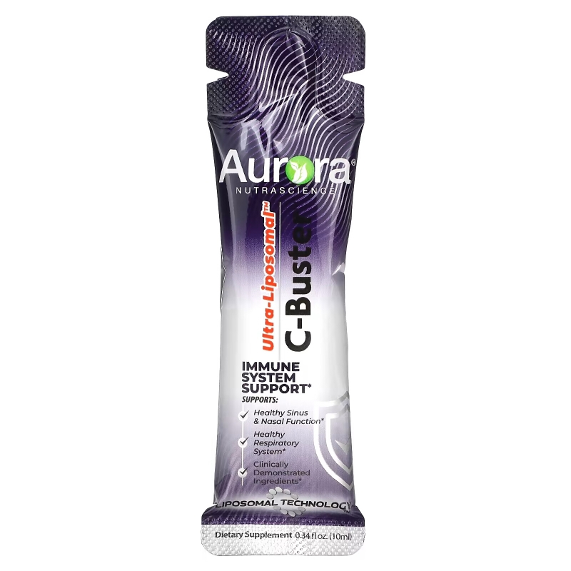 Aurora Nutrascience, Ultra-Liposomal, C-Buster, 30 Packets, 0.34 fl oz (10 ml) Each