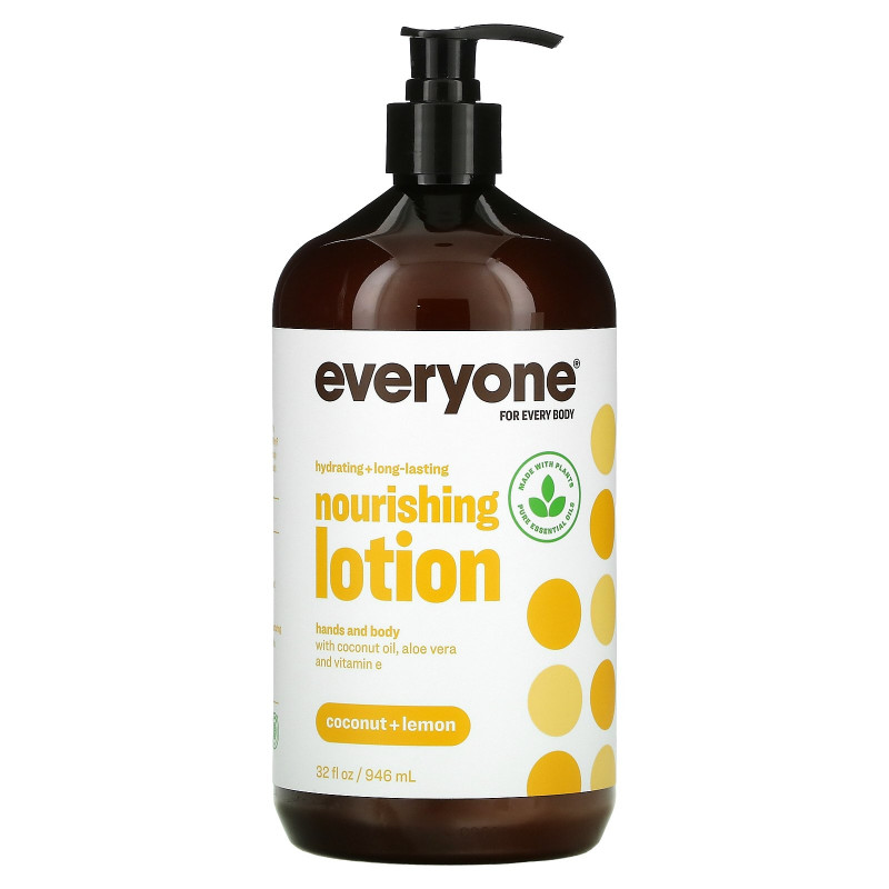 EO Products Лосьон для лица рук и тела с кокосом и лимоном на каждый день 960 мл