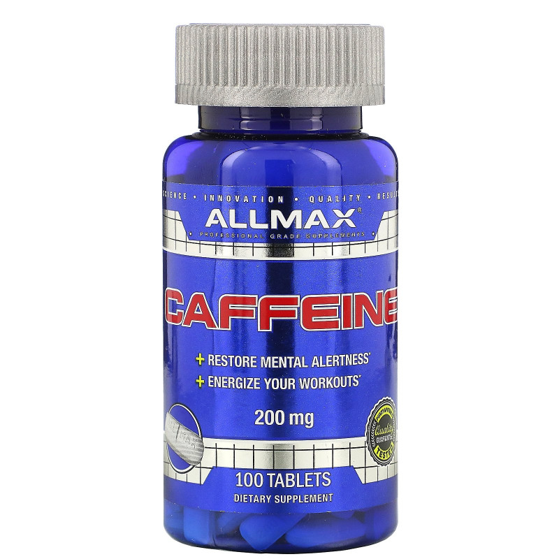 ALLMAX Nutrition, Caffeine, 200 mg, 100 Tablets