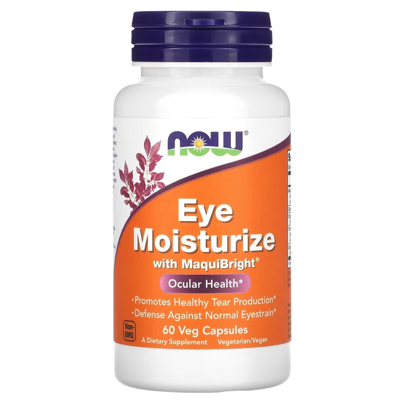 NOW Foods, Eye Moisturizer with MaquiBright, 60 Veg Capsules