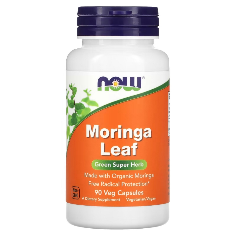 NOW Foods, Moringa Leaf, 90 Veg Capsules