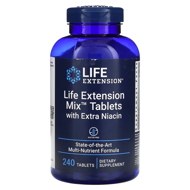 Life Extension, Life Extension Mix Tablets with Extra Niacin, 240 Tablets