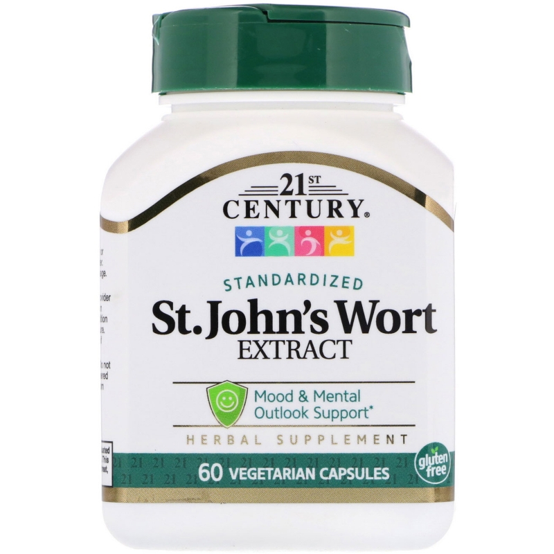 21st Century Health Care St. John's Wort Extract 60 Veggie Caps