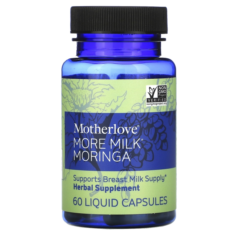 Motherlove, More Milk Moringa, 60 Liquid Capsules