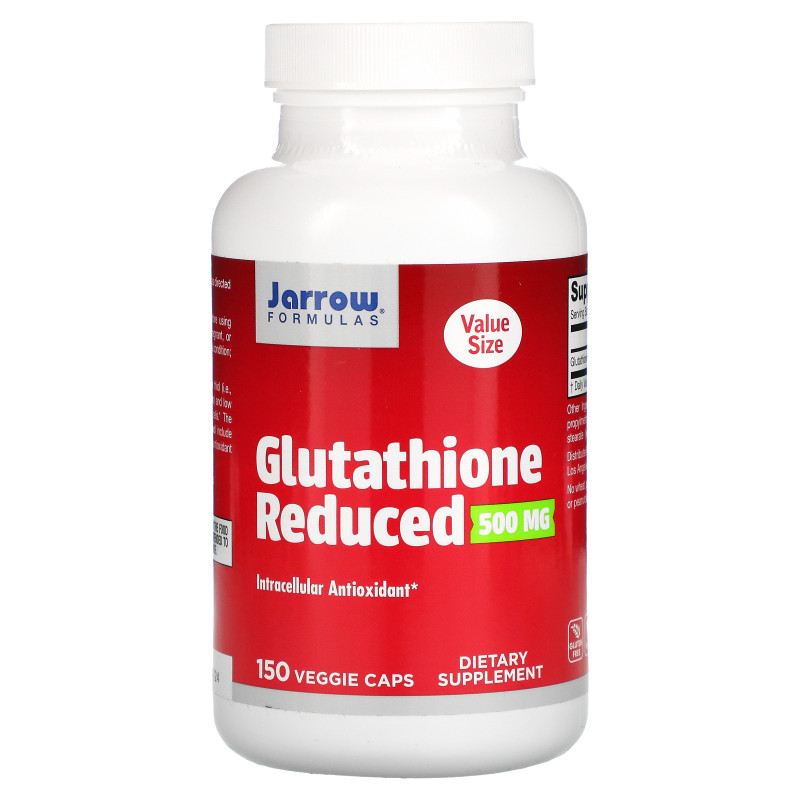 Jarrow Formulas, Glutathione Reduced, 500 mg, 150 Veggie Caps