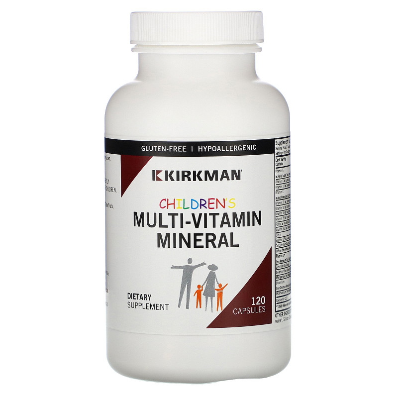 Kirkman Labs Детские мульти витамины и минералы 120 капсул