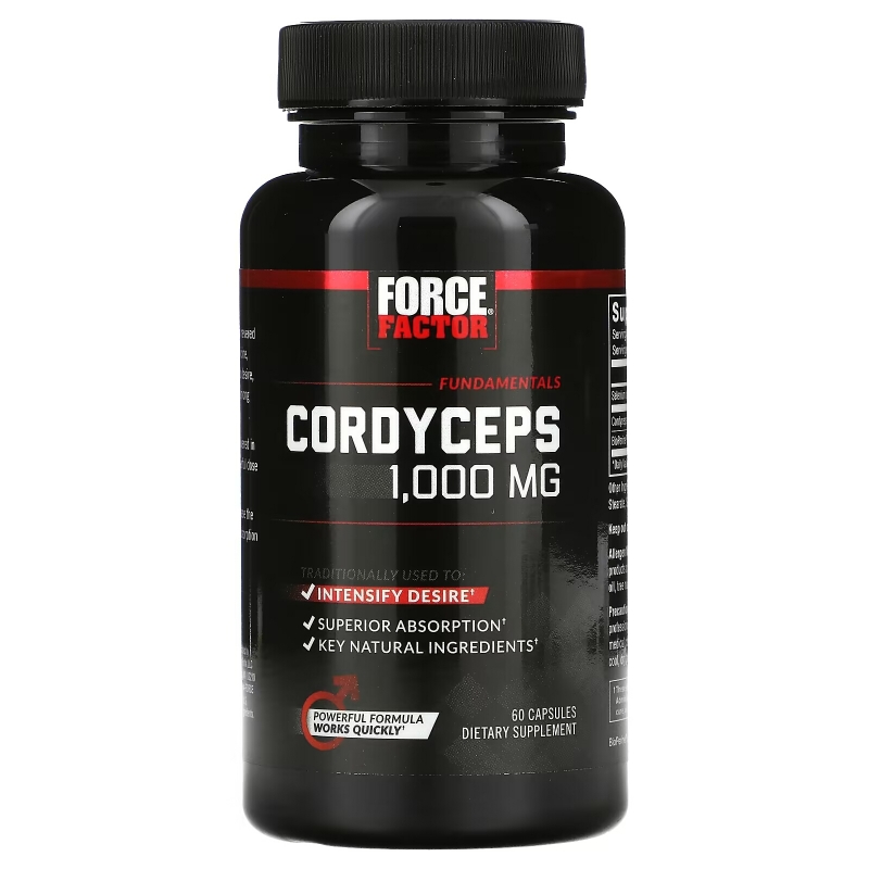 Force Factor, Cordyceps, 500 mg, 60 Capsules