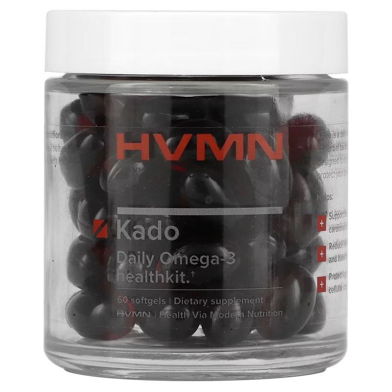 HVMN, Kado, Daily Omega-3 Healthkit, 60 Softgels