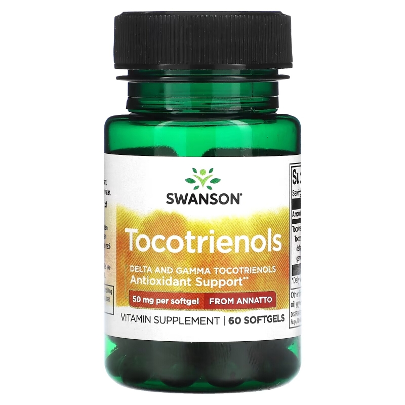 Swanson, Токотриенолы, 50 мг, 60 мягких таблеток