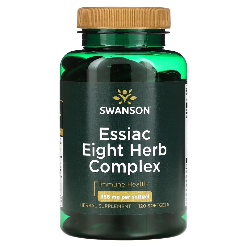 Swanson, Essiac Eight Herb Complex, 356 mg, 120 Softgels