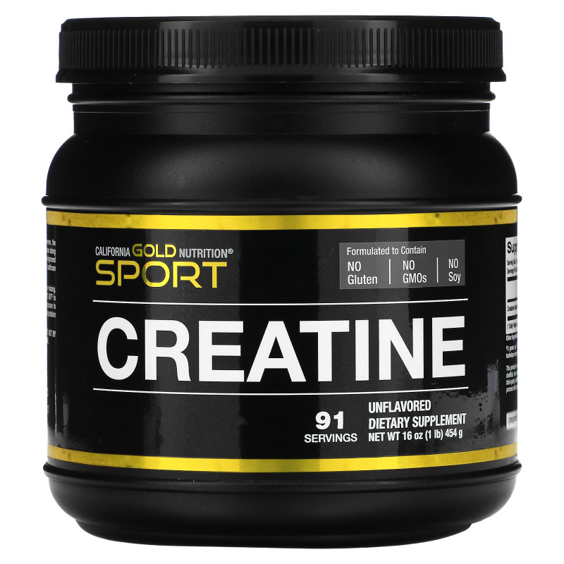 California Gold Nutrition, German, Pure Creatine Monohydrate, Gluten-Free, 16 oz (454 g)