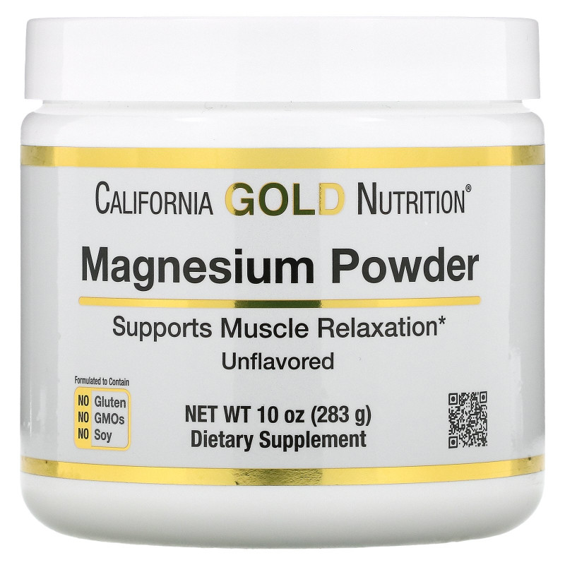 California Gold Nutrition, Magnesium Powder Beverage, Unflavored, 8.7 oz (247 g)