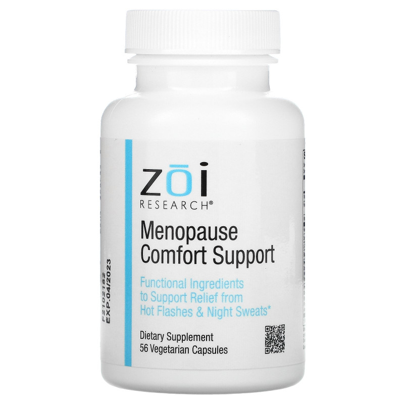 ZOI Research, Menopause Comfort Support, 56 Vegetarian Capsules