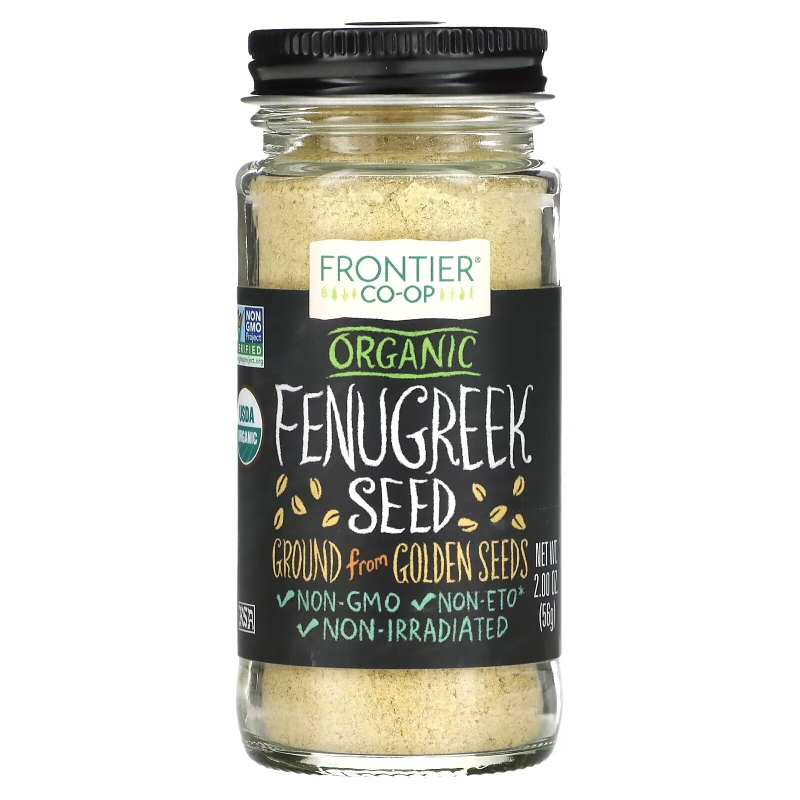 Frontier Co-op, Organic Fenugreek Seed, Ground, 2 oz (56 g)